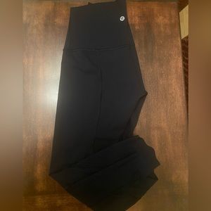 Lululemon Wunder Under Scalloped Crop leggings